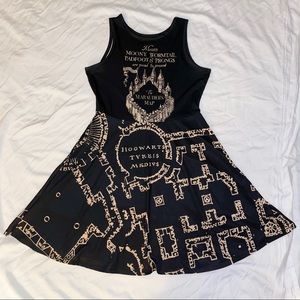 Harry Potter Marauders Map Dress